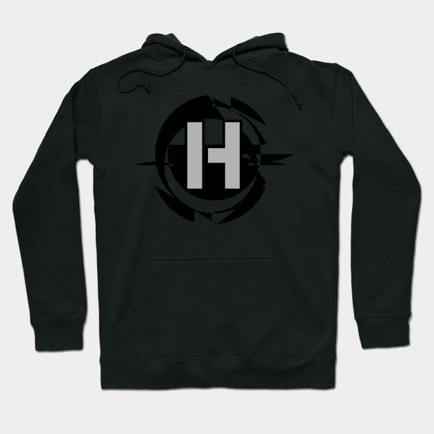 Futuristic Modern Letter H Hoodie by DepicSpirit